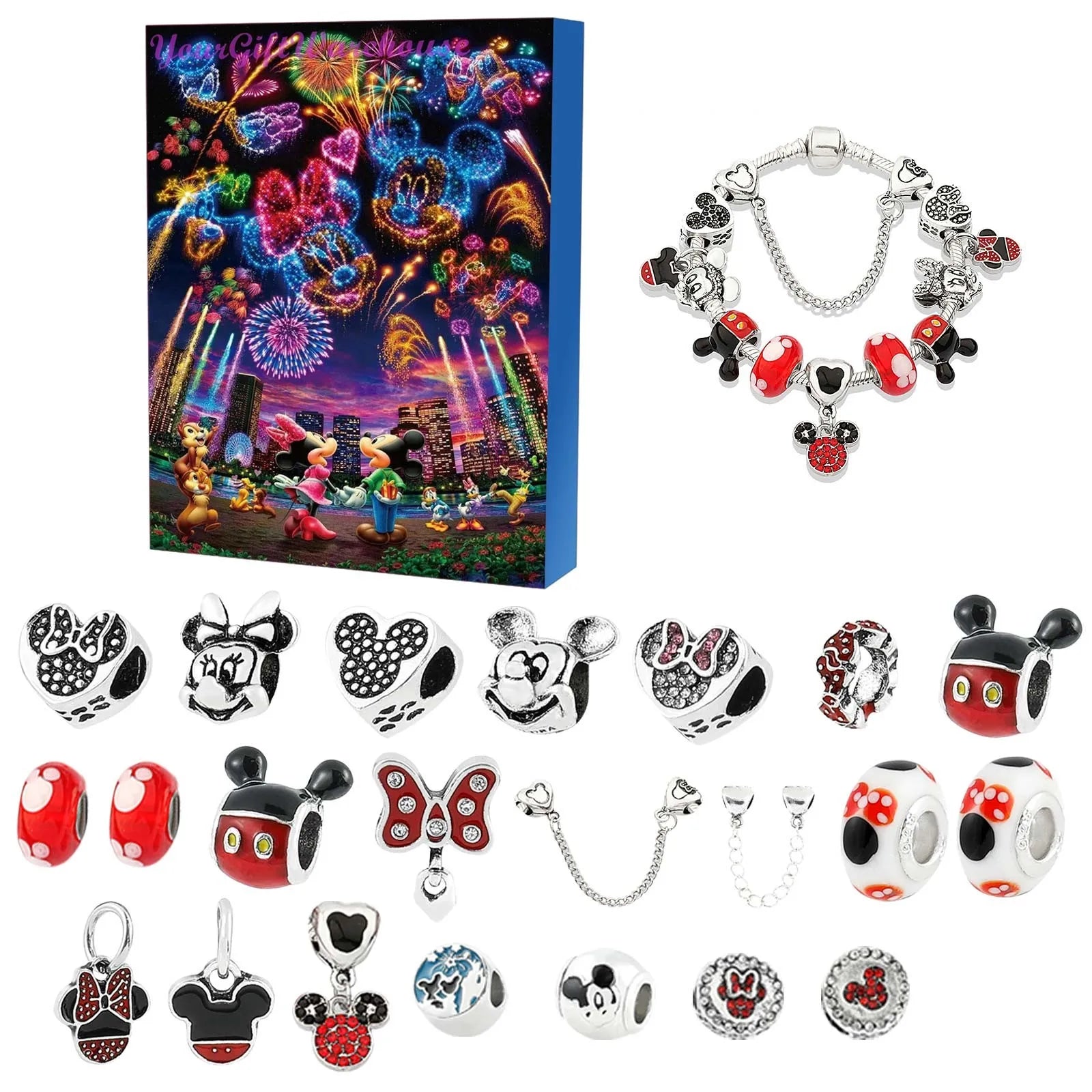Crafting Set for Making Advent Calendar Bracelets for Kids