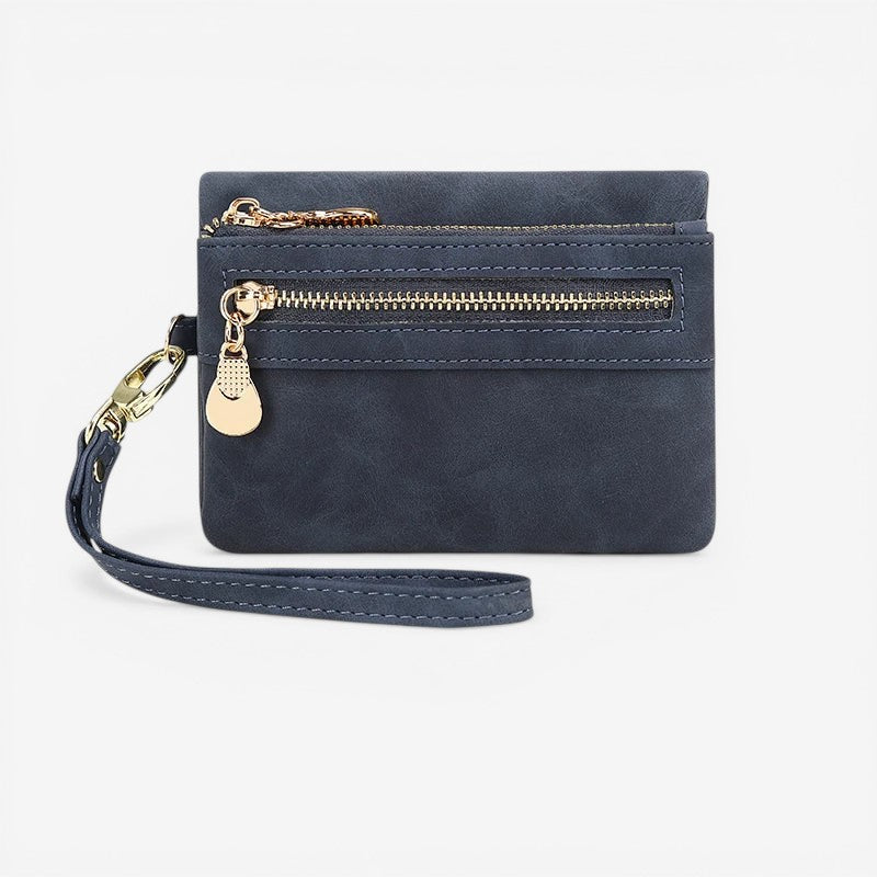 Zipped Wallet with Coin Purse for Women