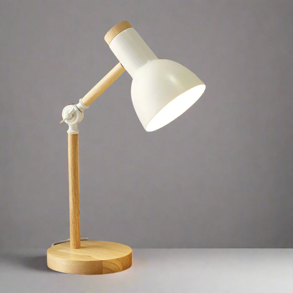 FlexiGlow - Adjustable Modern Desk Lamp Sleek Minimalist Design with Energy-Efficient LED | Customizable Arm and Head for Focused Illumination | Compact Stable Base for Office, Study, or Bedside Use