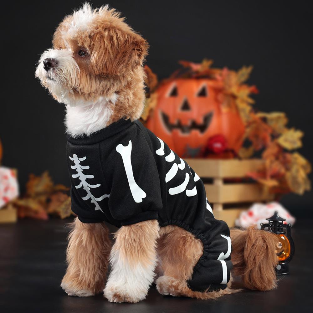 GlowPup - Glow in the Dark Skeleton Dog Jumpsuit