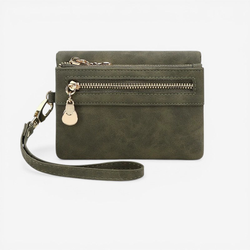 Zipped Wallet with Coin Purse for Women