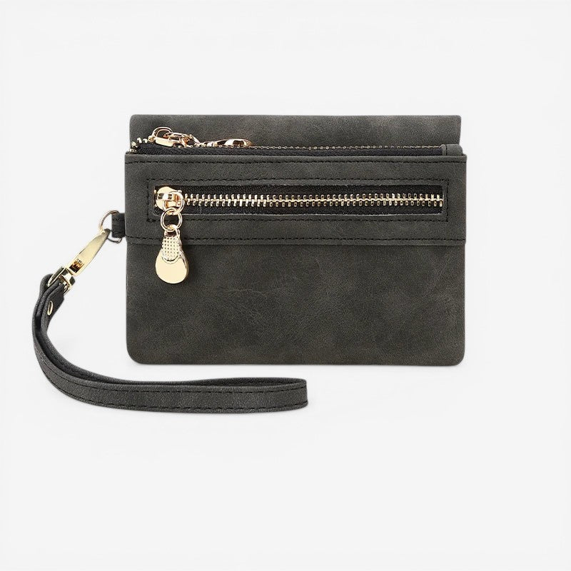 Zipped Wallet with Coin Purse for Women