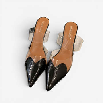 Pointed Toe Transparent Women’s Slippers