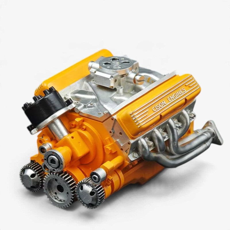 MiniTorque – Mini V8 benzinmotor modellkészlet CDI gyújtással