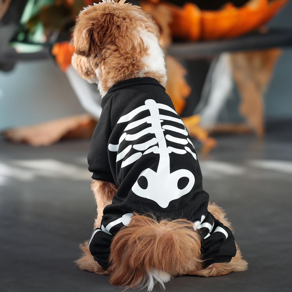 GlowPup - Glow in the Dark Skeleton Dog Jumpsuit