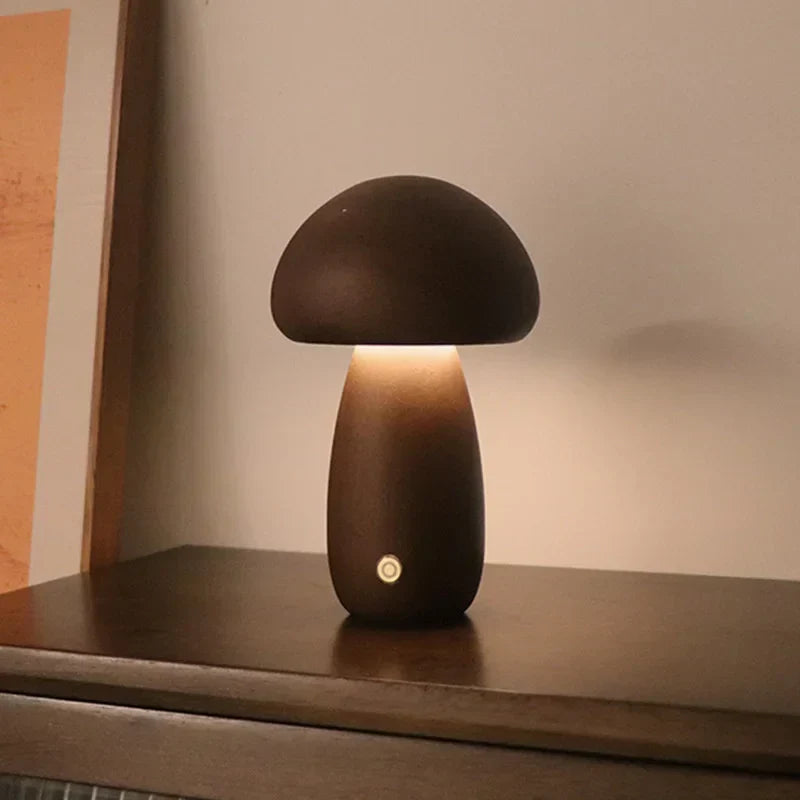 WoodlandGlow - Handcrafted Natural Wood with Whimsical Charm | Soft Warm Glow for Calm Nighttime Comfort | Cozy Accent for Nursery, Bedroom or Reading Nook