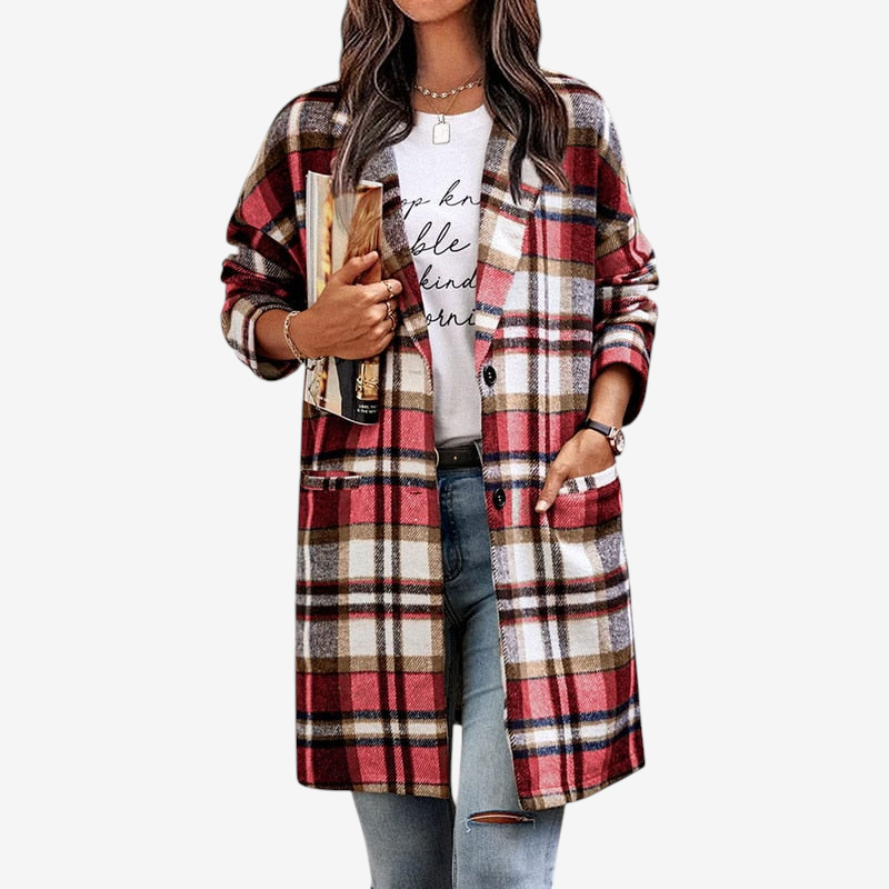 Women's Chic Folded Collar Jacket
