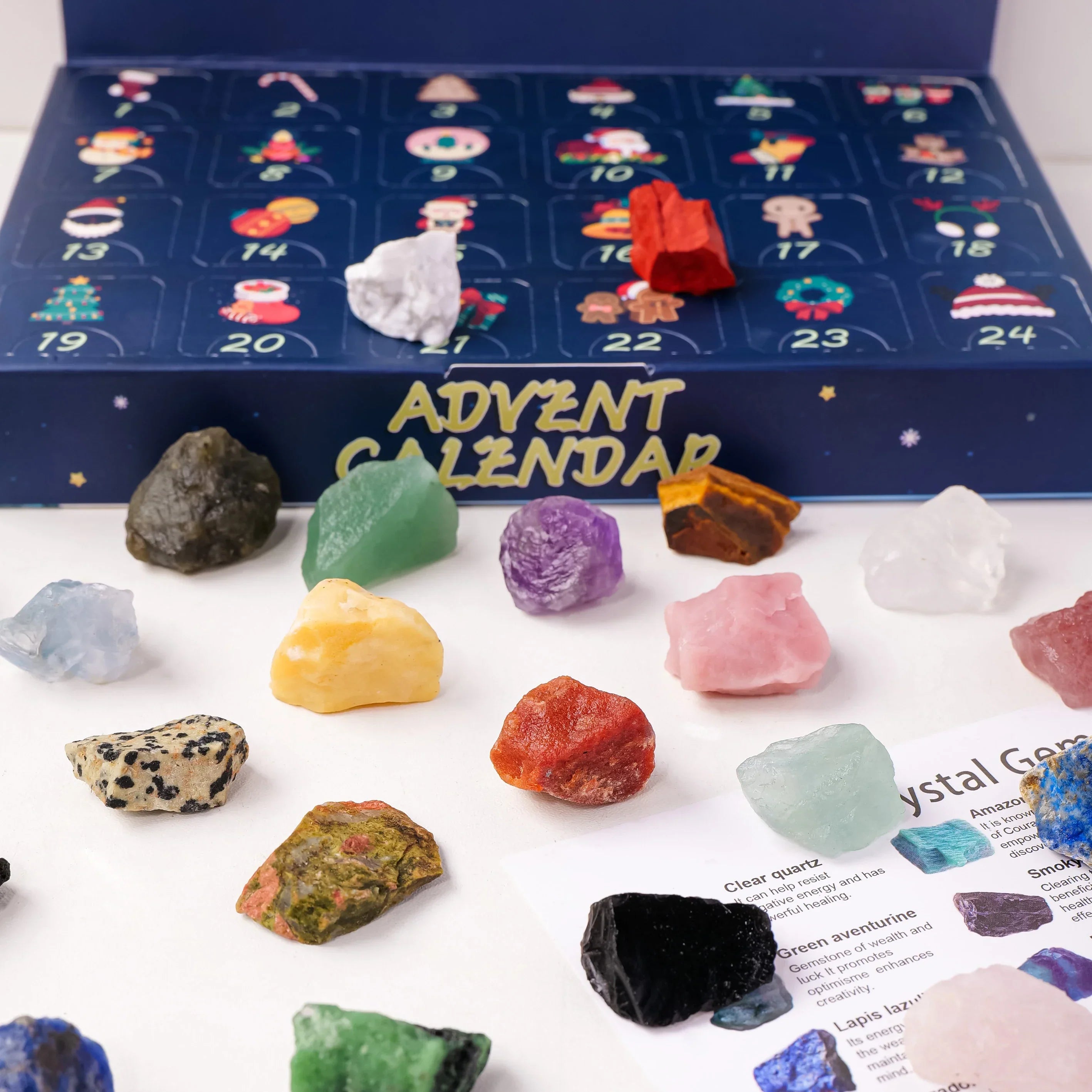 Advent Calendar with Crystal Stones