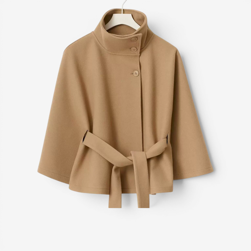 Elegant Flare Sleeve Overcoat for Women