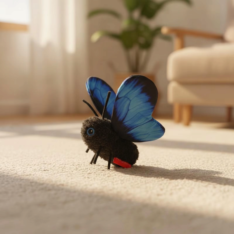 PurrFlutter - Automatikus Rezgő Pillangó Macskajáték Mozgásérzékelővel