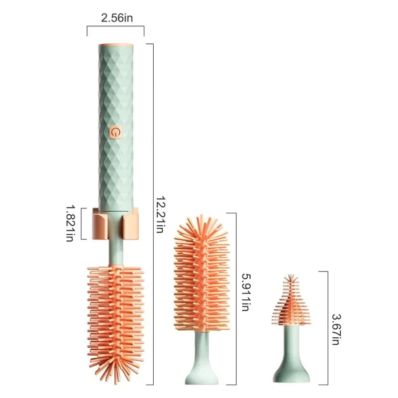 CleanBrush rotating electric bottle cleaner for effortless cleaning