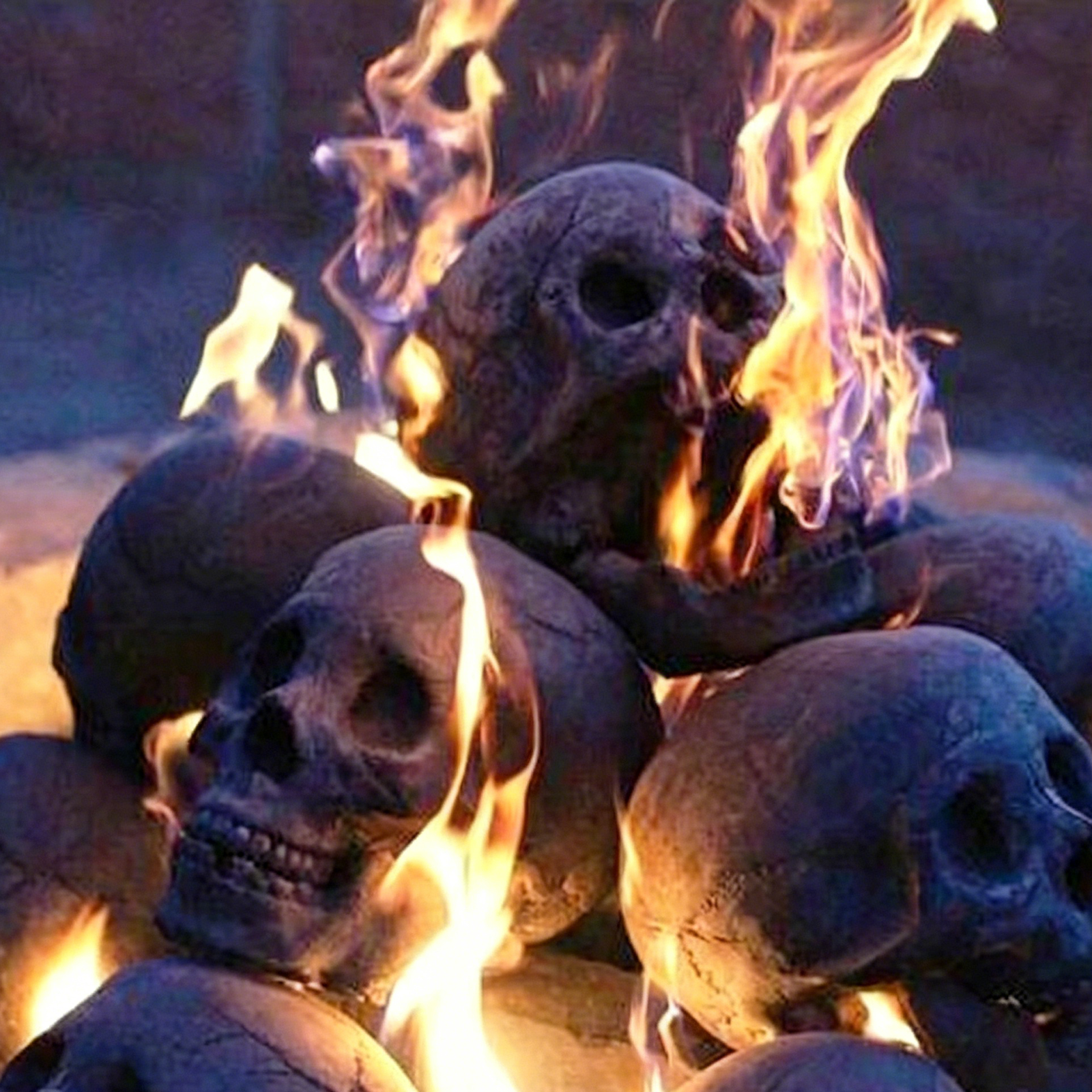 Gothic Ceramic Skull Decor for Home