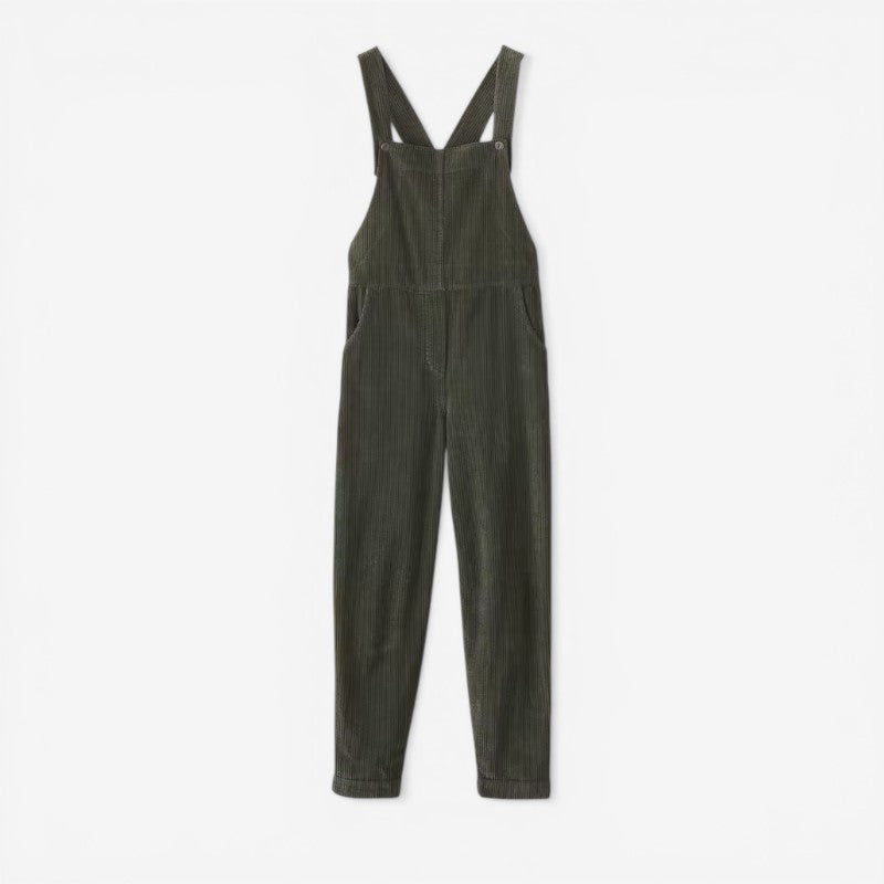 Women's Sleeveless Corduroy Jumpsuit