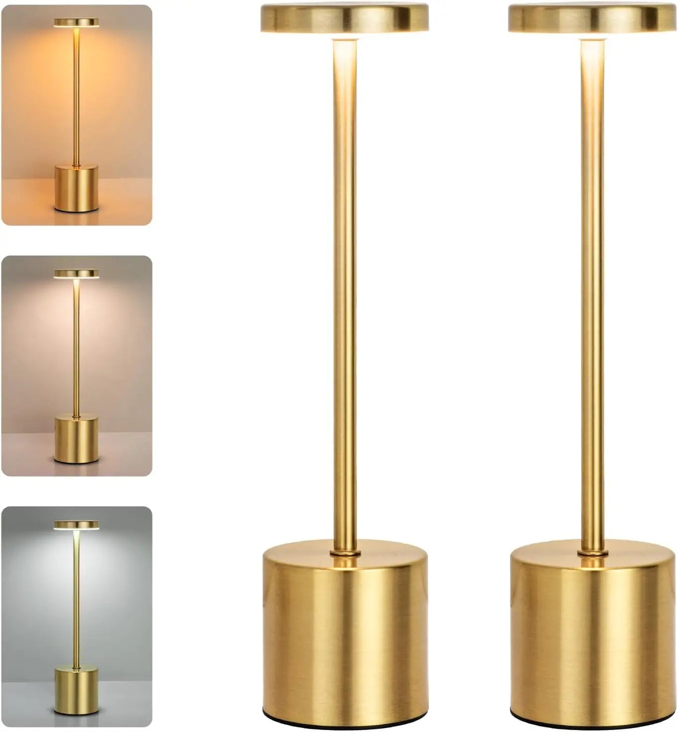 Table Lamp - Timeless Classic Design with Cozy Warm Light | Stable Durable Build for Everyday Use | Ideal for Living Room, Bedroom or Office