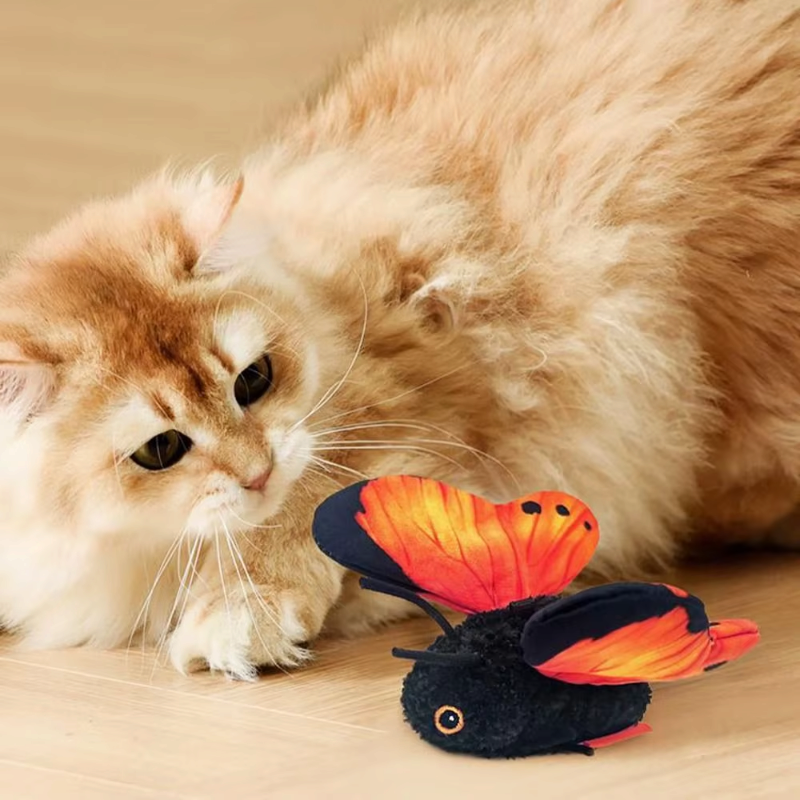 PurrFlutter - Automatikus Rezgő Pillangó Macskajáték Mozgásérzékelővel