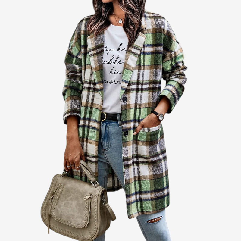 Women's Chic Folded Collar Jacket