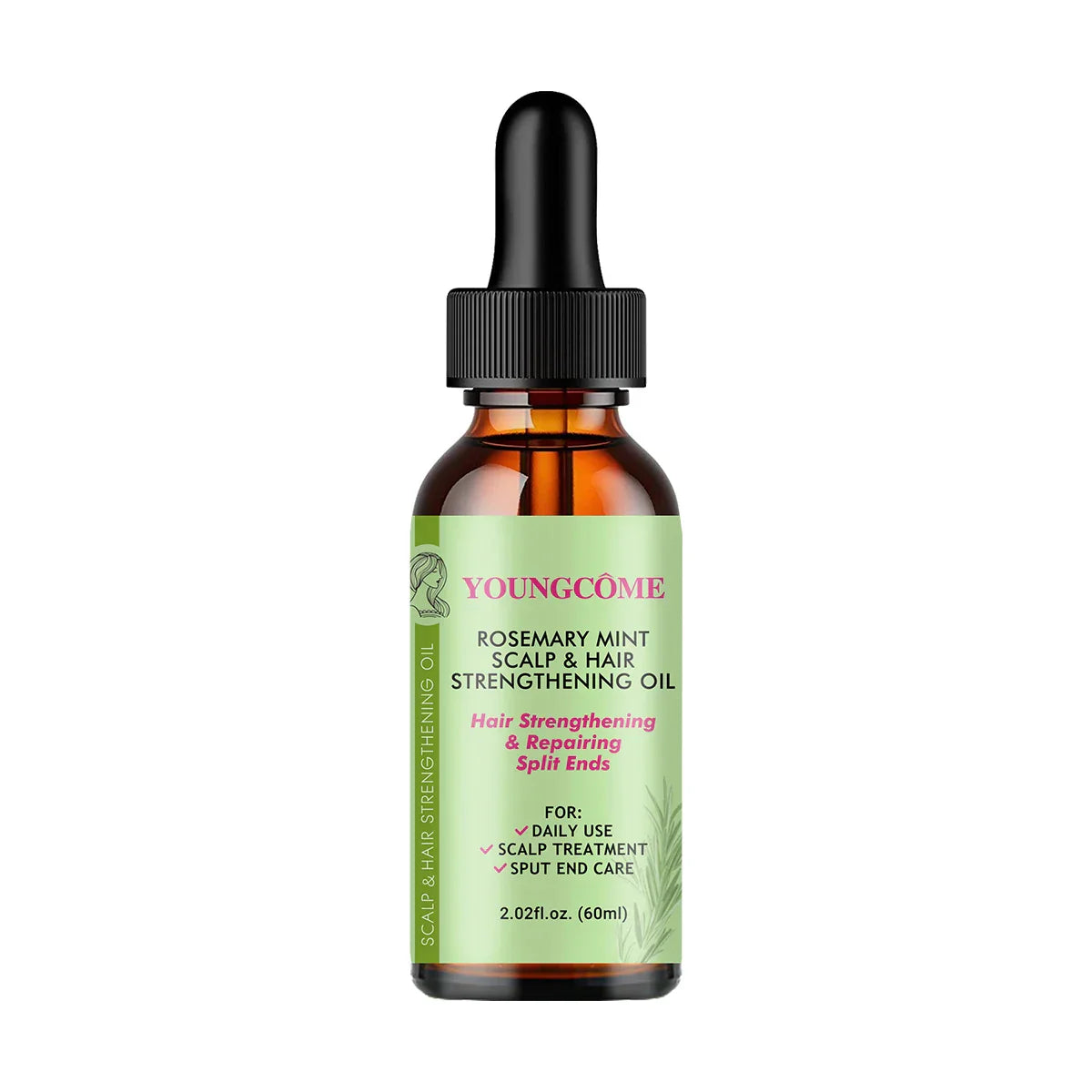 Rosemary Mint Hair Strengthening Oil - Nourishing Treatment
