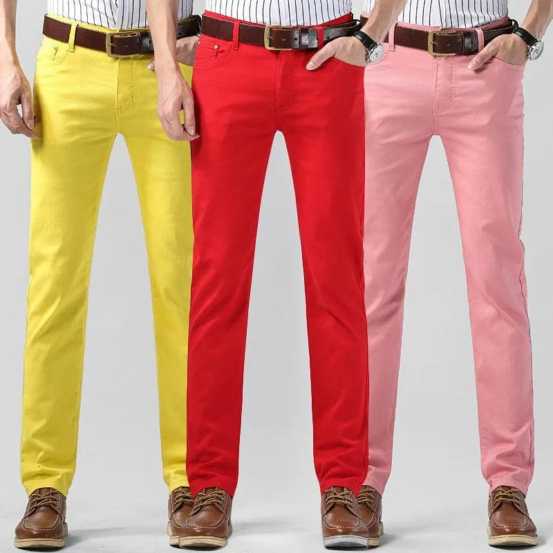 Jason - Slim Fit Pants with Practical Pockets