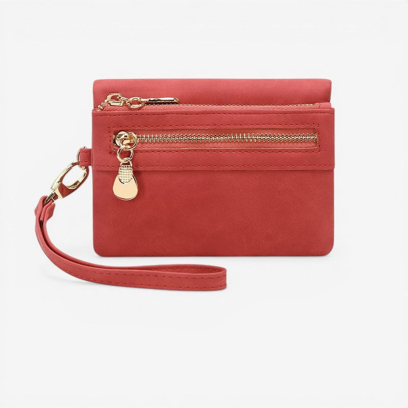 Zipped Wallet with Coin Purse for Women