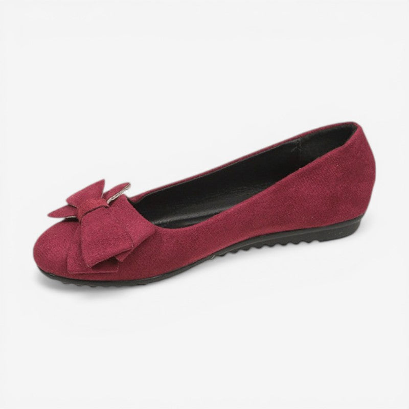 Round Toe Slip-On Ballet Flats