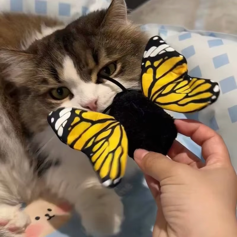 PurrFlutter - Automatikus Rezgő Pillangó Macskajáték Mozgásérzékelővel