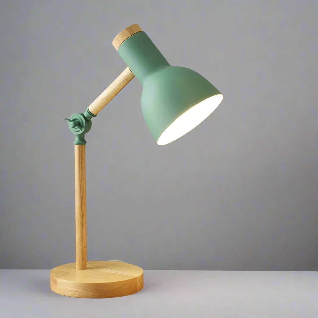 FlexiGlow - Adjustable Modern Desk Lamp Sleek Minimalist Design with Energy-Efficient LED | Customizable Arm and Head for Focused Illumination | Compact Stable Base for Office, Study, or Bedside Use