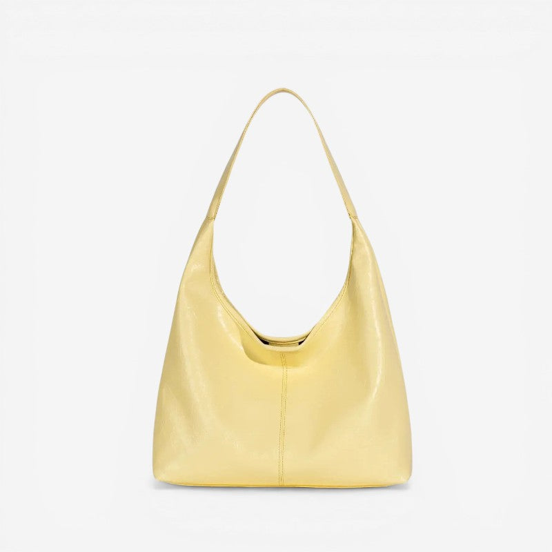 Compact Shoulder Bag with Zip Pocket
