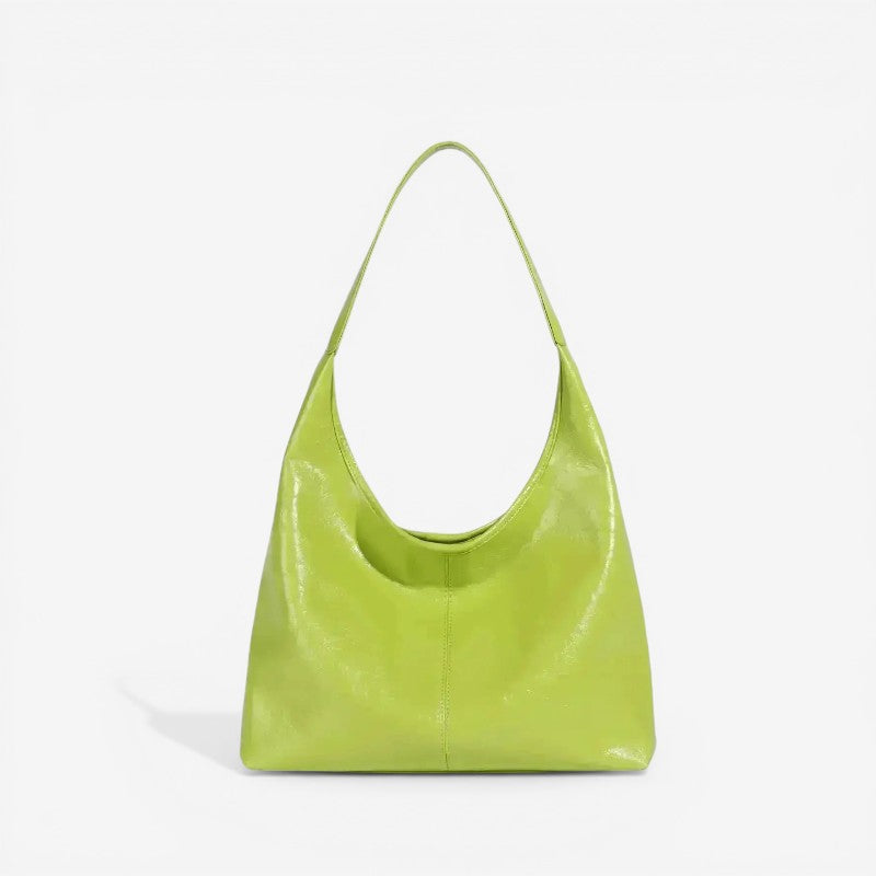 Compact Shoulder Bag with Zip Pocket