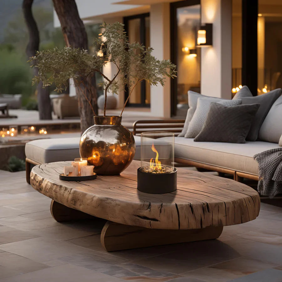 AuraFlame - Modern Portable Table Fireplace