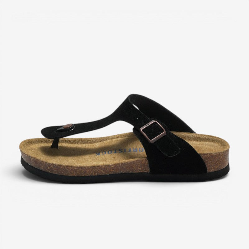 Men's T-Strap Casual Flat Slippers
