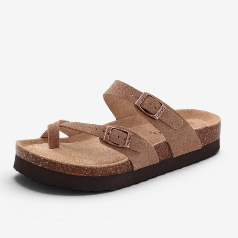 Double Strap Slide Sandals