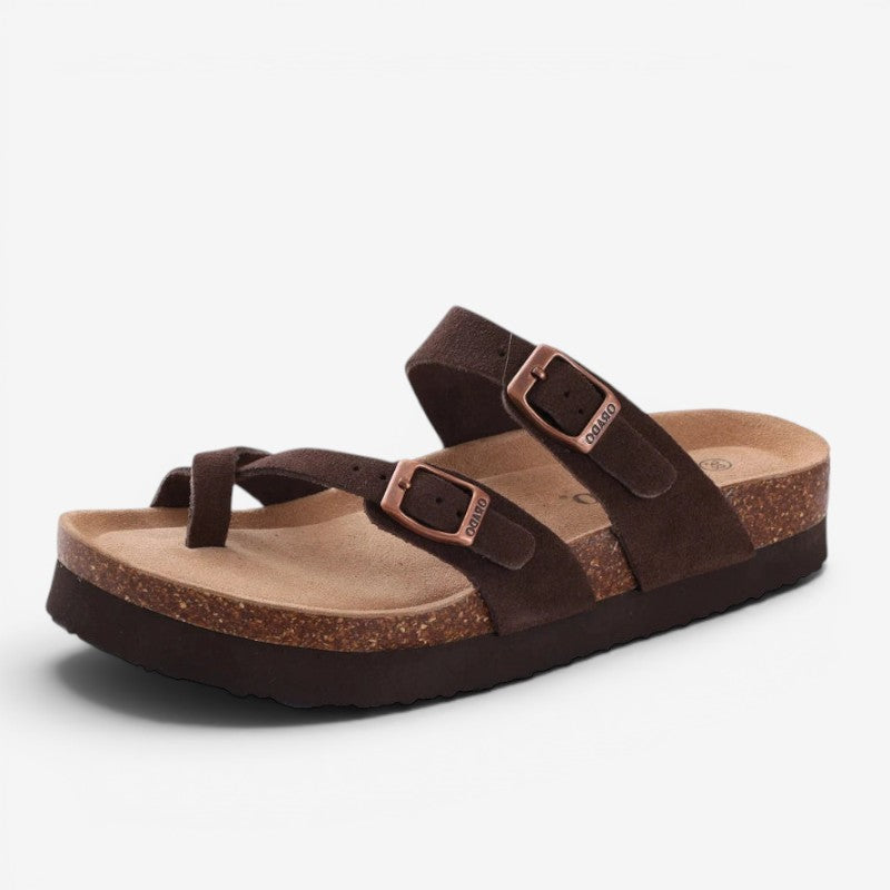 Double Strap Slide Sandals