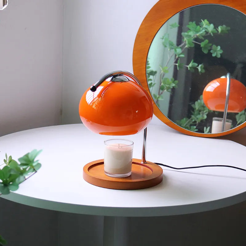 LumiGlow - Glass Candle Warmer Lamp Elegant Glass Design with Flameless Candle Warming | Soft Ambient Glow for Cozy and Inviting Home Ambiance | Safe and Stylish Accent for Bedroom, Living Room, or Relaxation Spaces