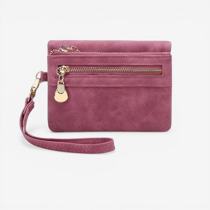 Zipped Wallet with Coin Purse for Women