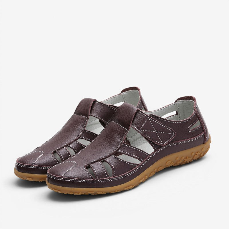 Stylish Women's Slip On Sandals with Velcro Straps