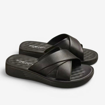 Women's Slip-On Cross Strap Slippers