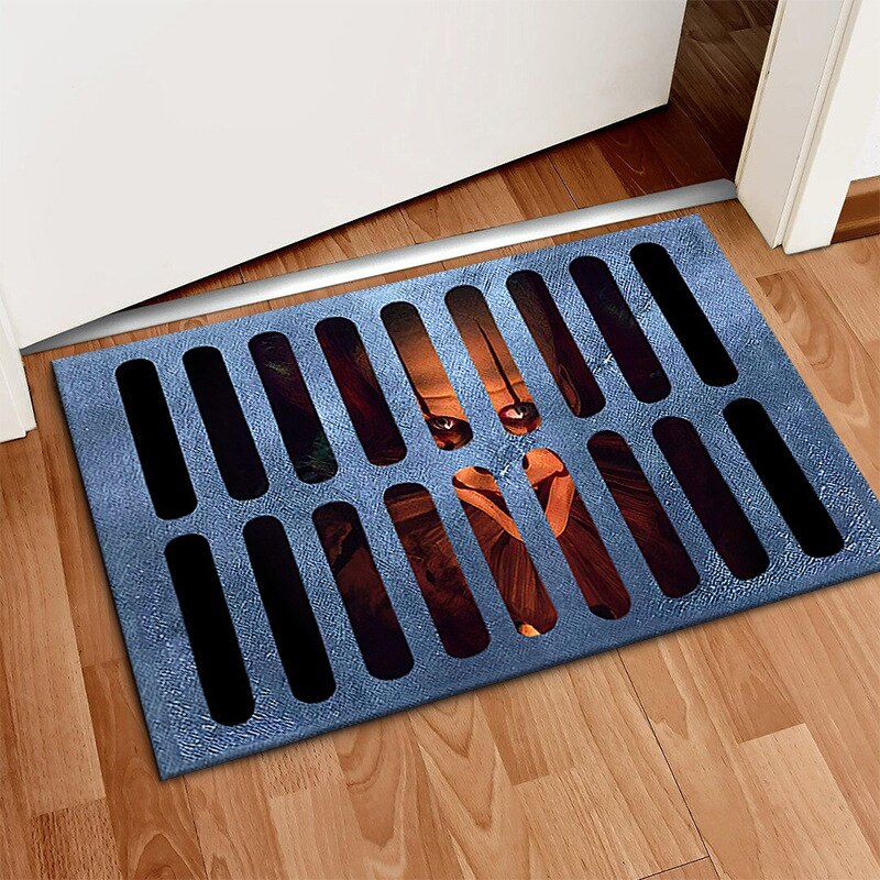 Greetify - Halloween Doormat with Scary Design