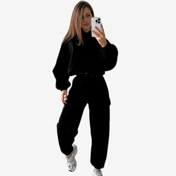 Long Sleeve Hoodie Tracksuit Set