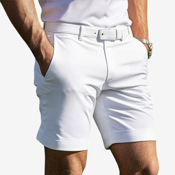Men's Classic Casual Shorts with Zipper Fly