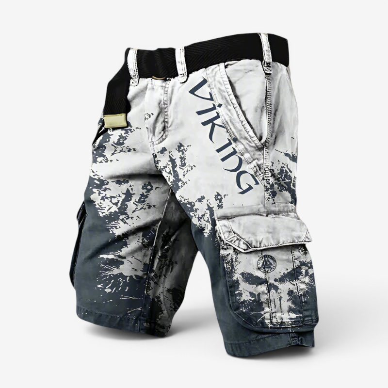Men’s Stylish Printed Cargo Shorts