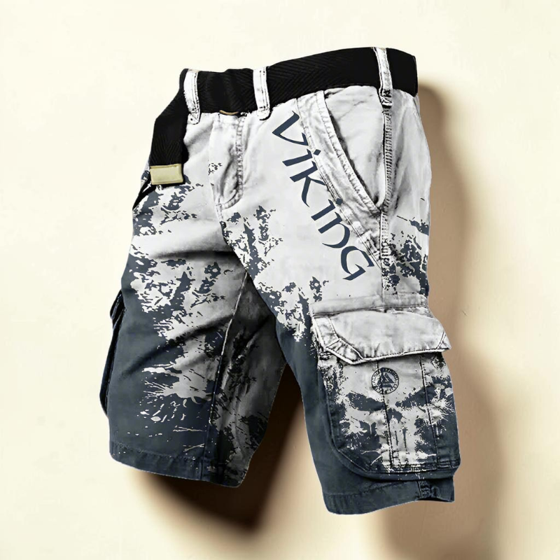 Men’s Stylish Printed Cargo Shorts