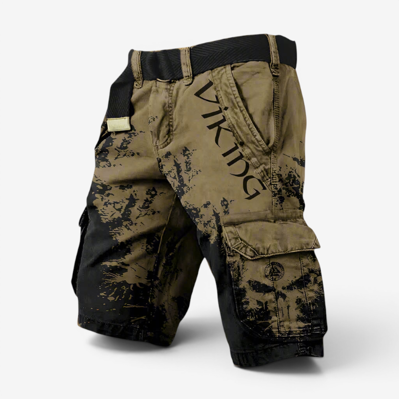 Men’s Stylish Printed Cargo Shorts