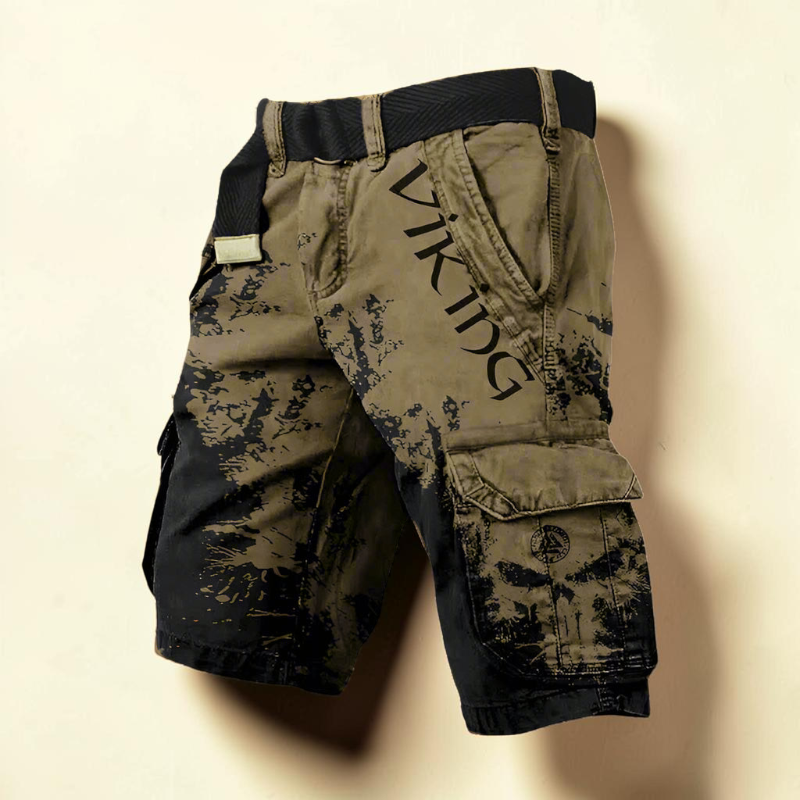 Men’s Stylish Printed Cargo Shorts