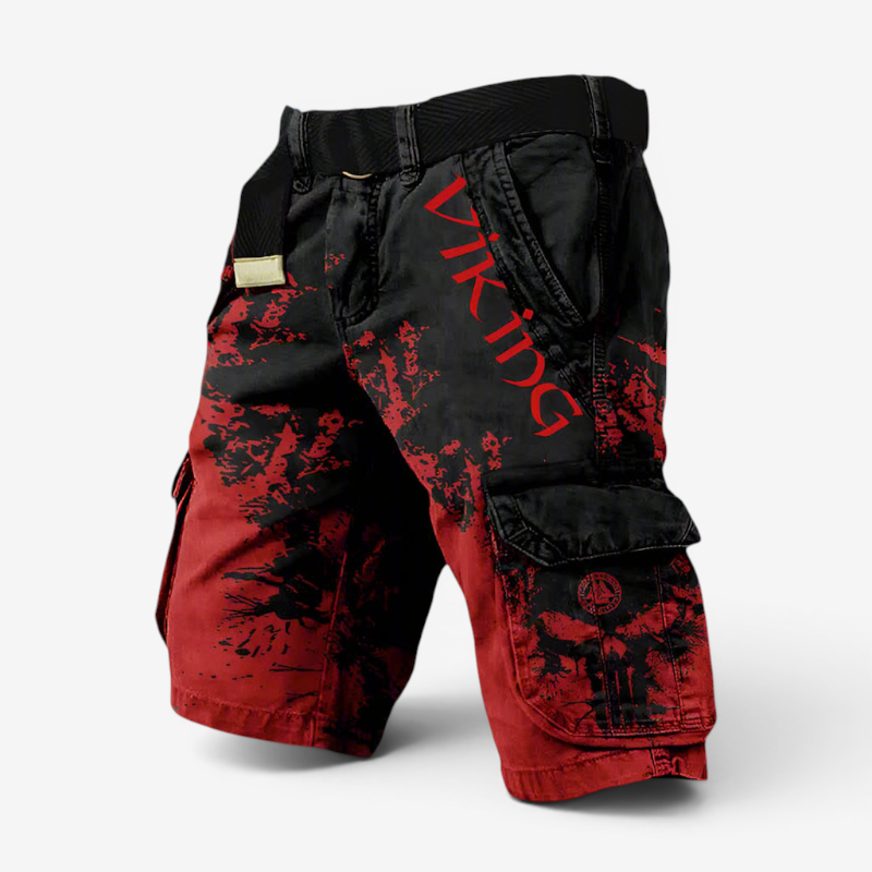 Men’s Stylish Printed Cargo Shorts