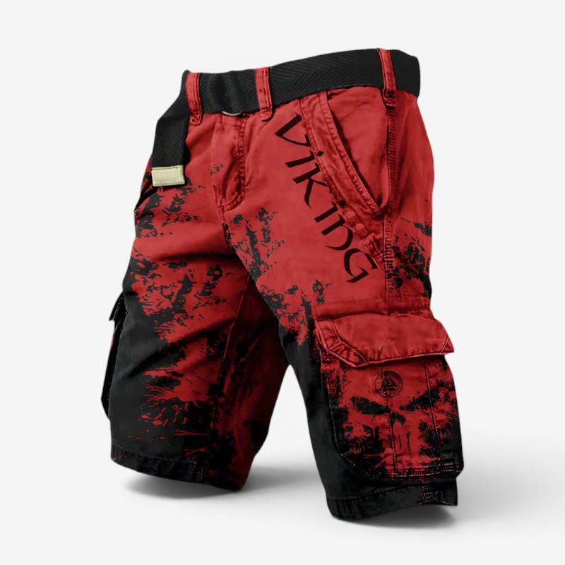 Men’s Stylish Printed Cargo Shorts