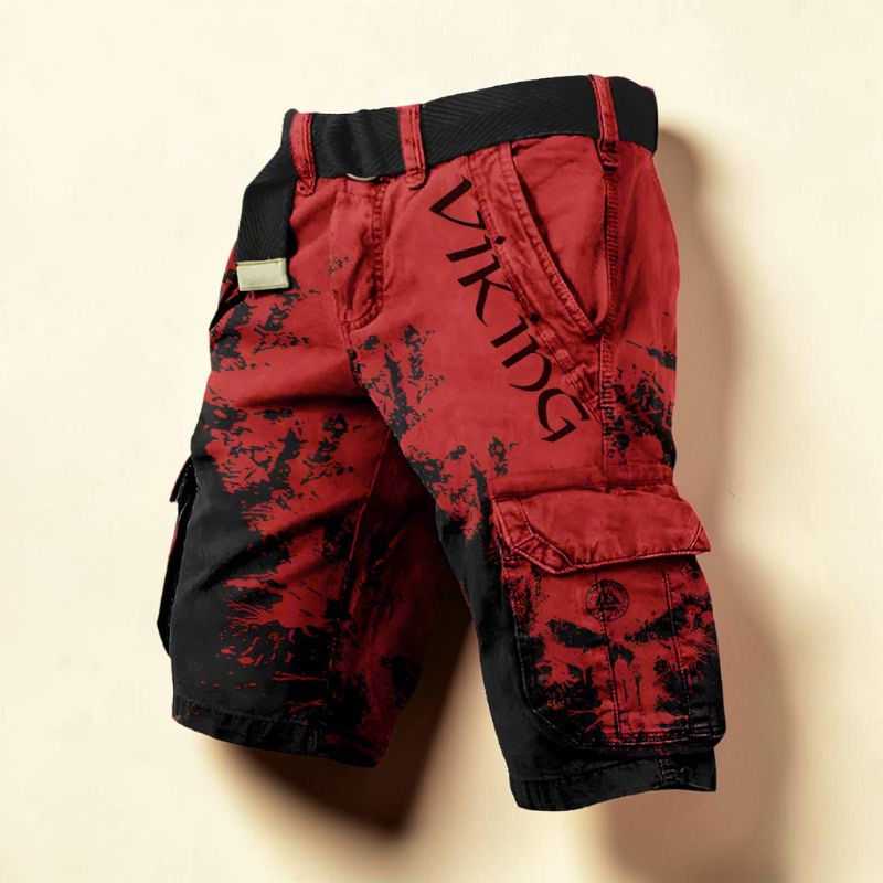 Men’s Stylish Printed Cargo Shorts