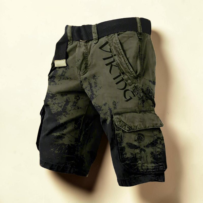 Men’s Stylish Printed Cargo Shorts