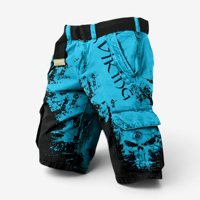 Men’s Stylish Printed Cargo Shorts