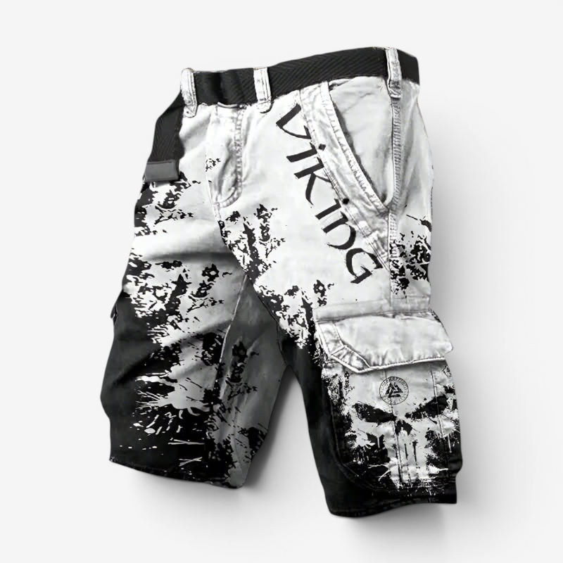Men’s Stylish Printed Cargo Shorts