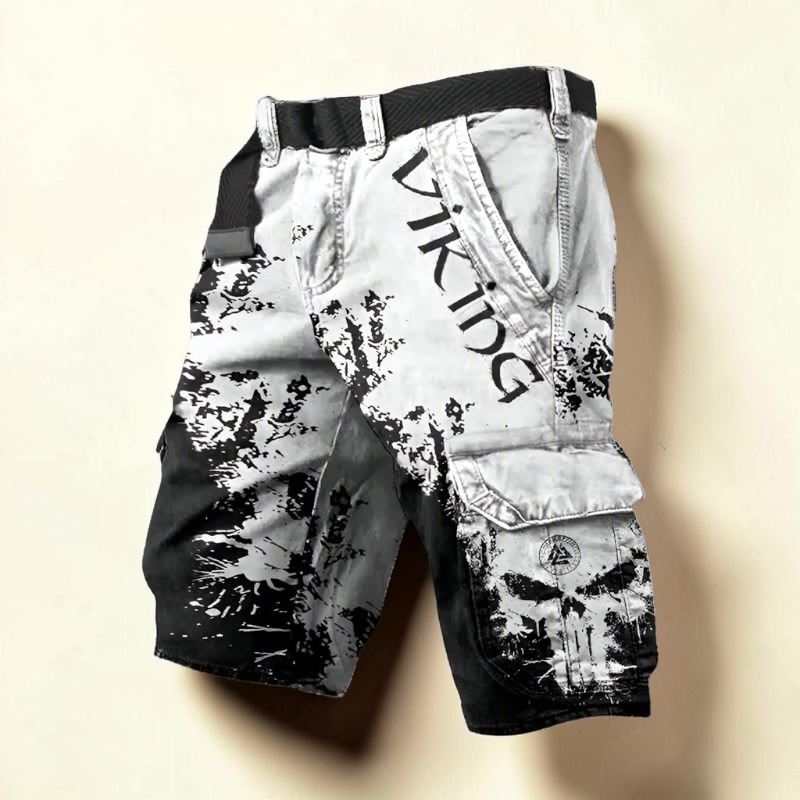 Men’s Stylish Printed Cargo Shorts